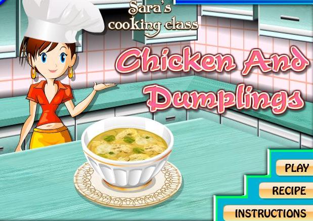 the game sara cooking class chicken and dumplings recipe online